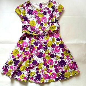 Janie and Jack City Museum Floral Circle Dress 3